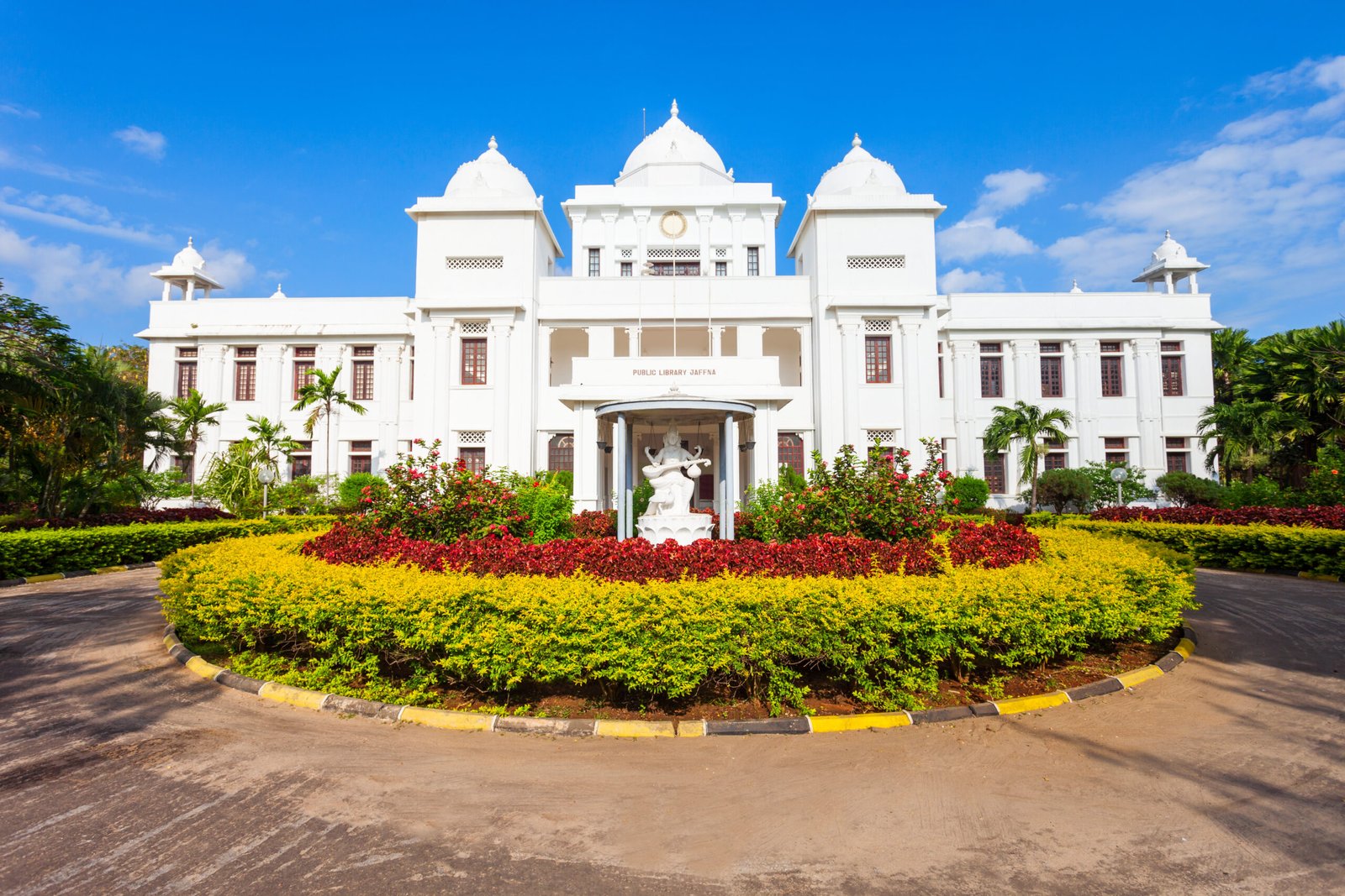 Jaffna Public Library is located in Jaffna, Sri Lanka. It is one of Jaffna most notable landmarks.