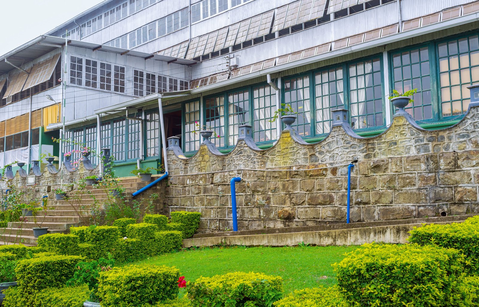 The Dambatenne Tea Factory is one of the most popular among tourists landmark of the region, Haputale, Sri Lanka