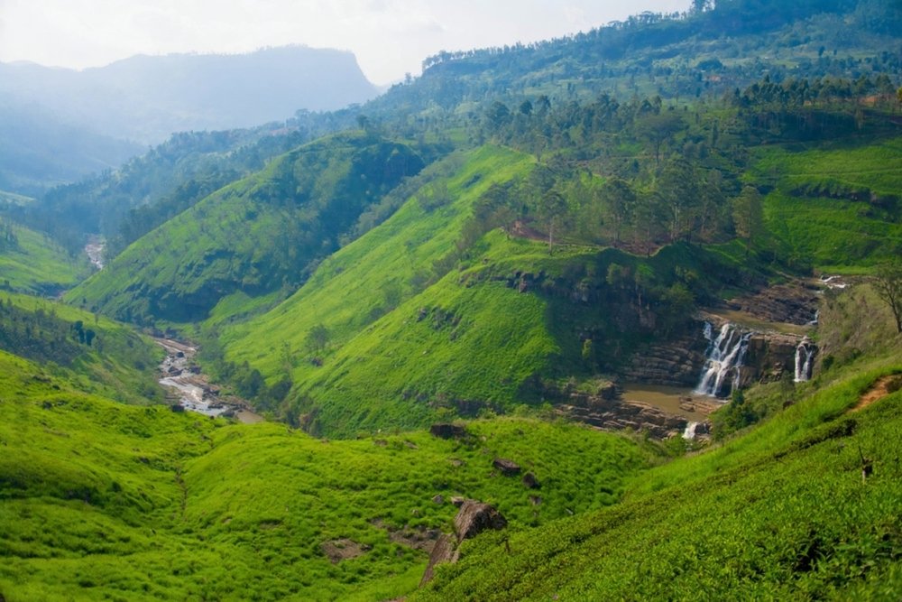 St.clair waterfall at Thalawakele